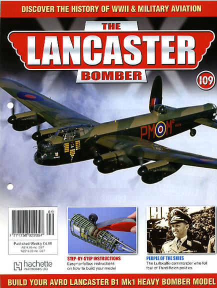 1/32 HACHETTE Costruisci il tuo il LANCASTER BOMBER Modellino Aereo Issue 35 Inc parte 